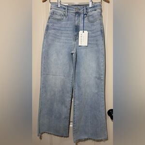 NWT Eunina Mari High Rise Ultra Wide Leg Crop Jeans Size 5/27